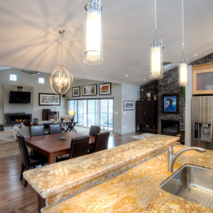 renovated kitchen and main floor