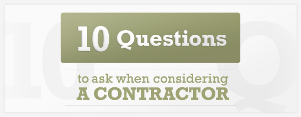 Questions to Ask When Hiring a General Contractor